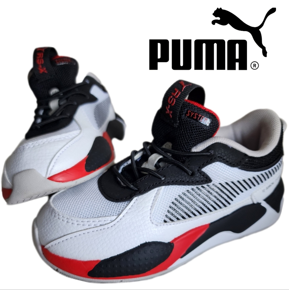 NWT ✅️ Kid's RS-X Home White Black Red